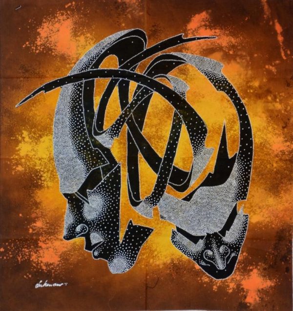 batik bilder aus bali im afrika deko shop kaufen, stoffbilder 145