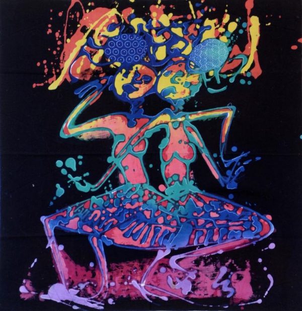 Batik Stoffbild Wandbild Motive kaufen Afrika Deko Shop 22191