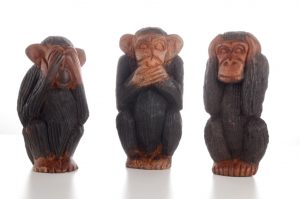 Affen Figuren Trio Set afrikanische Tierfiguren kaufen Afrika Deko Shop