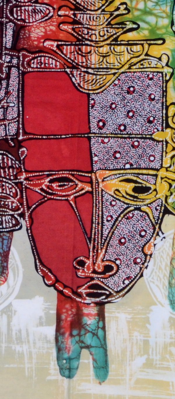 Batik Stoffbild Wandbild Motive kaufen Afrika Deko Shop 2106c