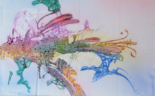 Batik Stoffbild Wandbild Motive kaufen Afrika Deko Shop 2110
