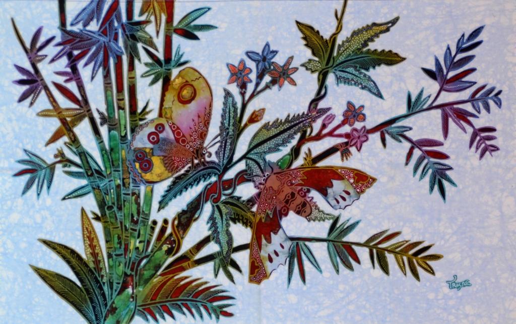 Batik Stoffbild Wandbild Motive kaufen Afrika Deko Shop 21101
