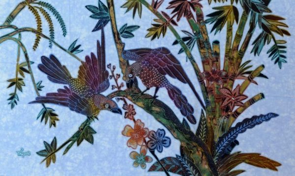 Batik Stoffbild Wandbild Motive kaufen Afrika Deko Shop 21102