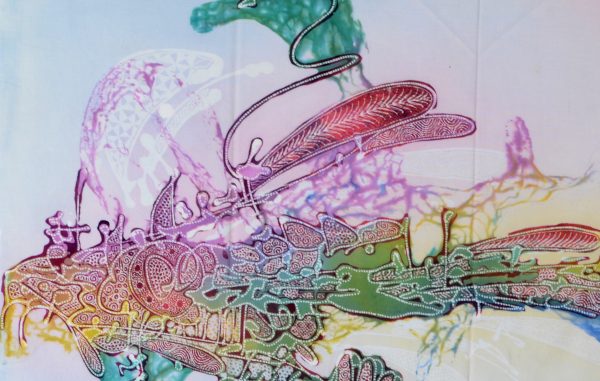 Batik Stoffbild Wandbild Motive kaufen Afrika Deko Shop 2110c