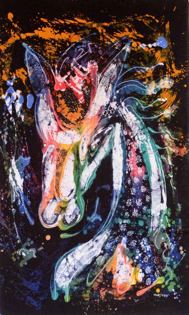 Batik Stoffbild Wandbild Motive kaufen Afrika Deko Shop 21117