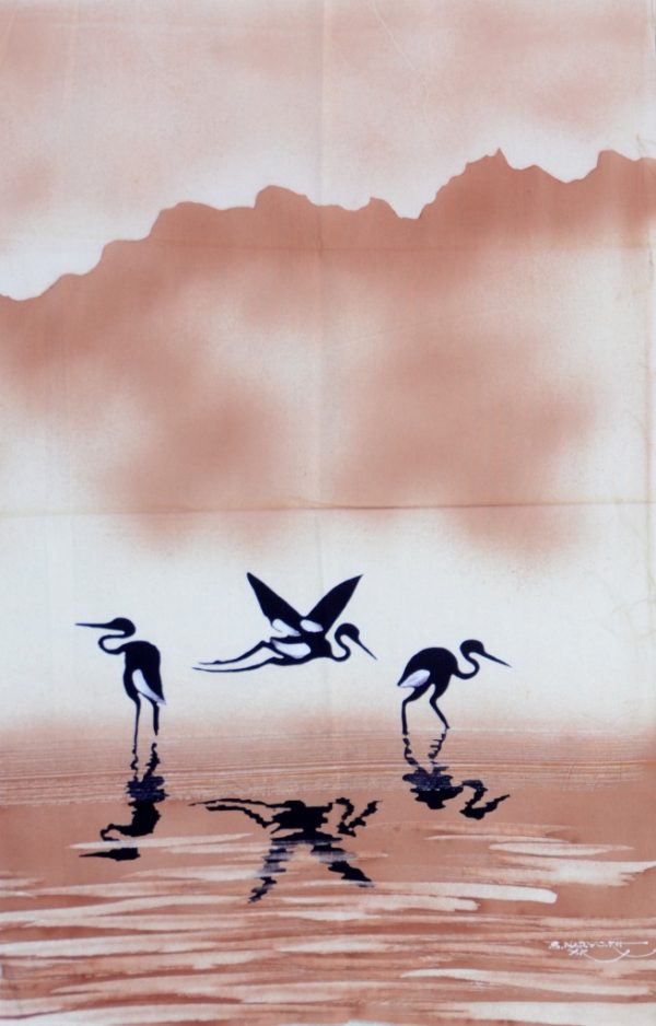 Batik Stoffbild Wandbild Motive kaufen Afrika Deko Shop 21118