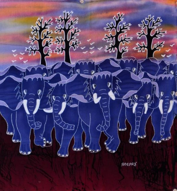 Batik Stoffbild Wandbild Motive kaufen Afrika Deko Shop 21119