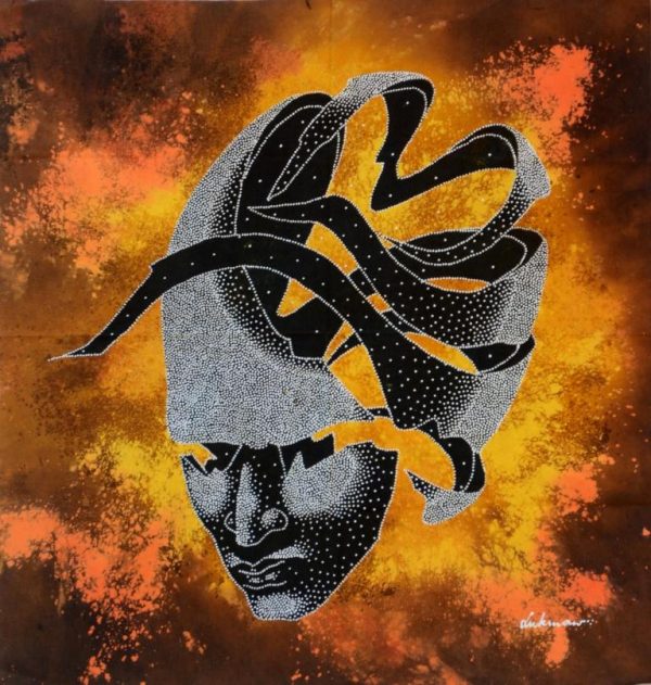 Batik Stoffbild Wandbild Motive kaufen Afrika Deko Shop 21147