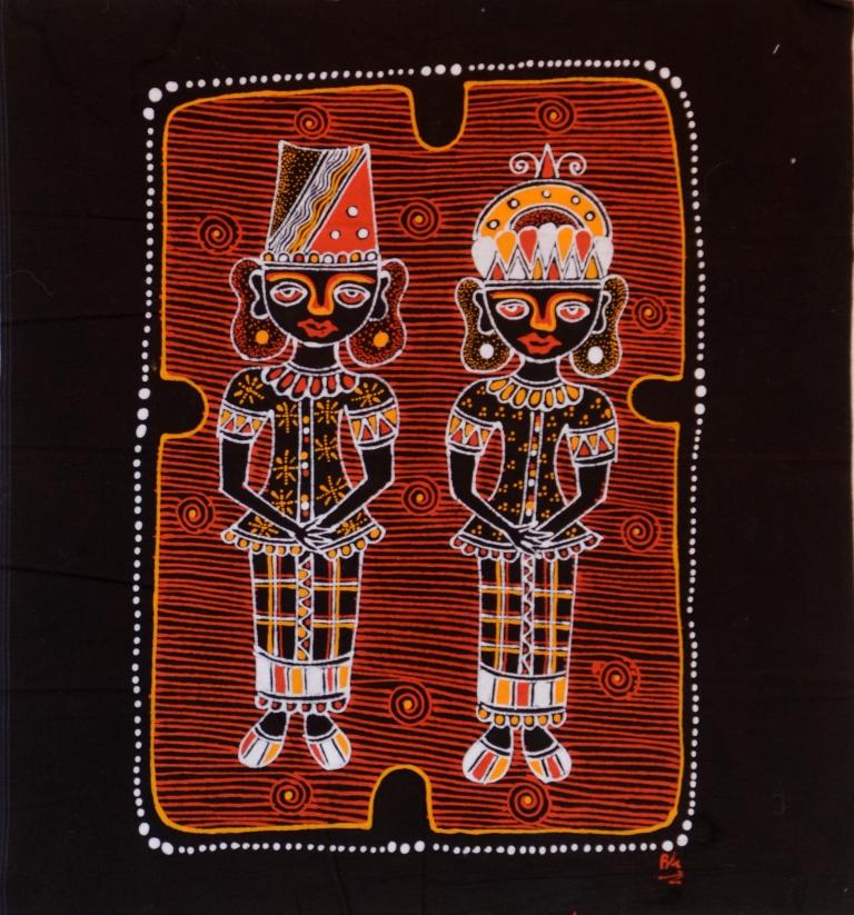 Batik Stoffbild Wandbild Motive kaufen Afrika Deko Shop 21152c
