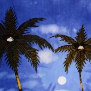 Batik Bild Stoffbild Meeresblick, 45 x 50 cm