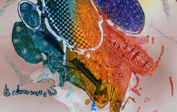 Batik Stoffbild Wandbild Motive kaufen Afrika Deko Shop 2116f