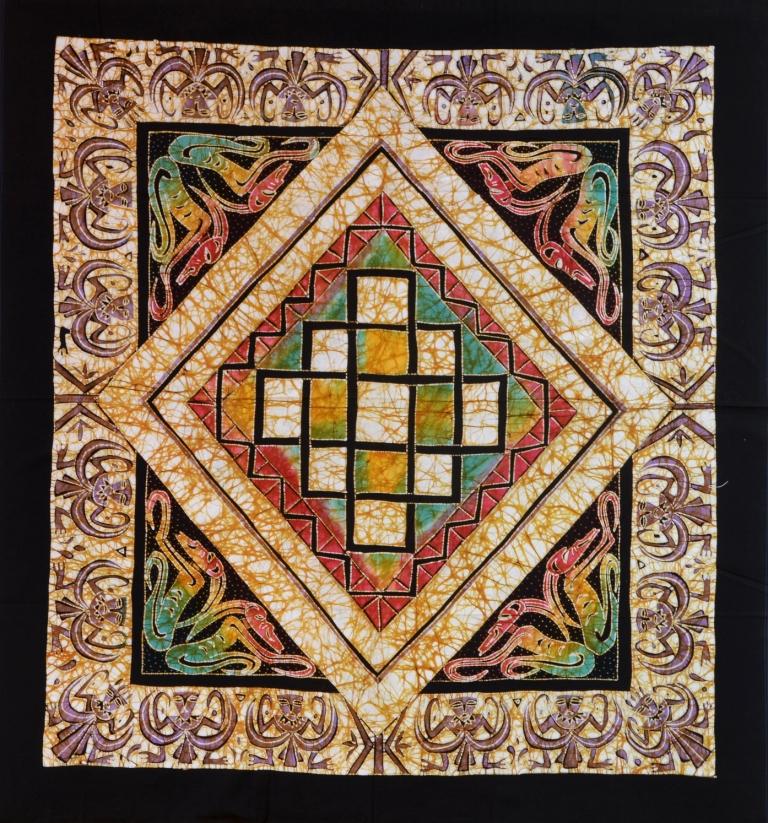 Batik Stoffbild Wandbild Motive kaufen Afrika Deko Shop 22207
