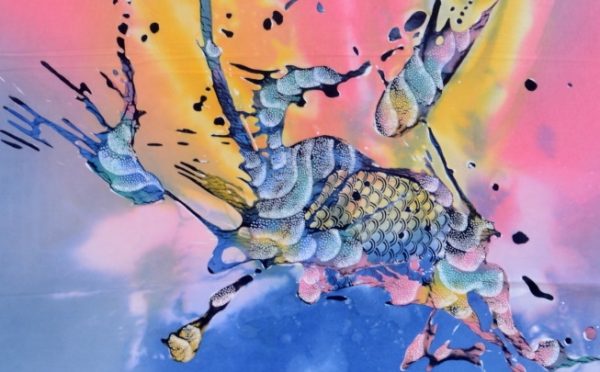Batik Stoffbild Wandbild Motive kaufen Afrika Deko Shop 22210c