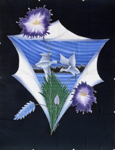 Batik Stoffbild Wandbild Motive kaufen Afrika Deko Shop 22230a