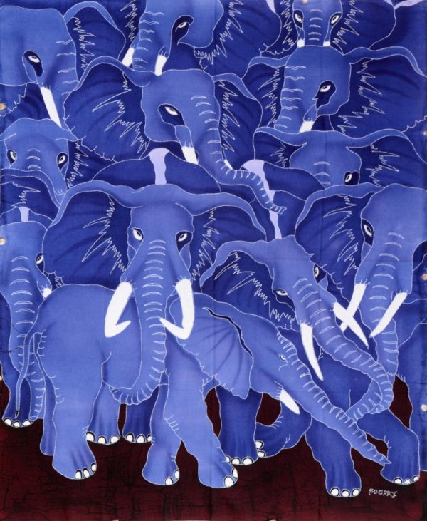 Batik Stoffbild Wandbild Motive kaufen Afrika Deko Shop 22234
