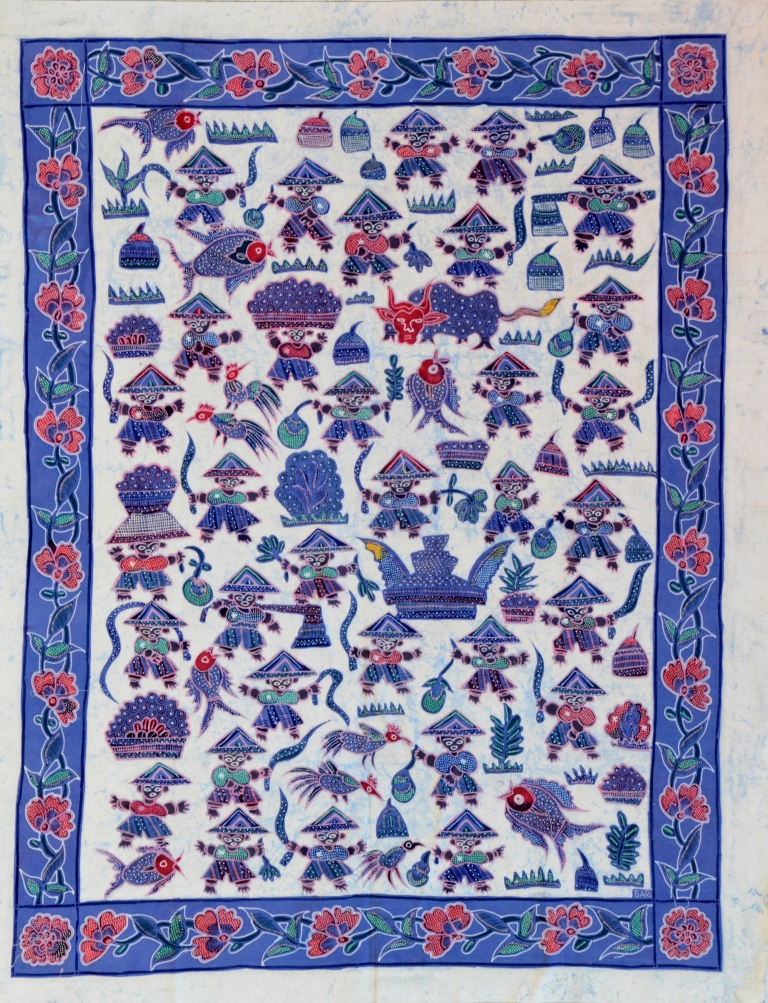 Batik Stoffbild Wandbild Motive kaufen Afrika Deko Shop 22250