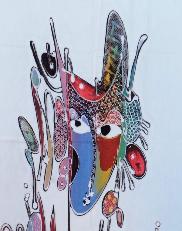 Batik Stoffbild Wandbild Motive kaufen Afrika Deko Shop 2126c