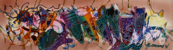 Batik Stoffbild Wandbild Motive kaufen Afrika Deko Shop 2128