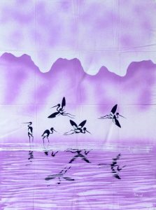 Batik Stoffbild Wandbild Motive kaufen Afrika Deko Shop 22289a