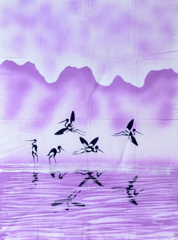 Batik Stoffbild Wandbild Motive kaufen Afrika Deko Shop 22289