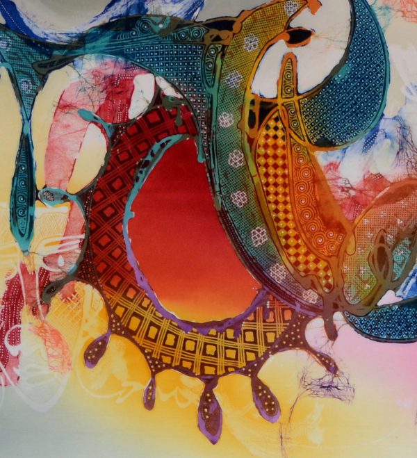 Batik Stoffbild Wandbild Motive kaufen Afrika Deko Shop 2130c