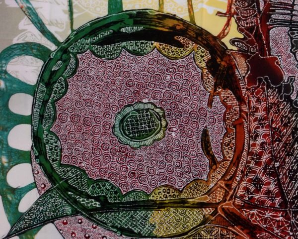 Batik Stoffbild Wandbild Motive kaufen Afrika Deko Shop 2141c