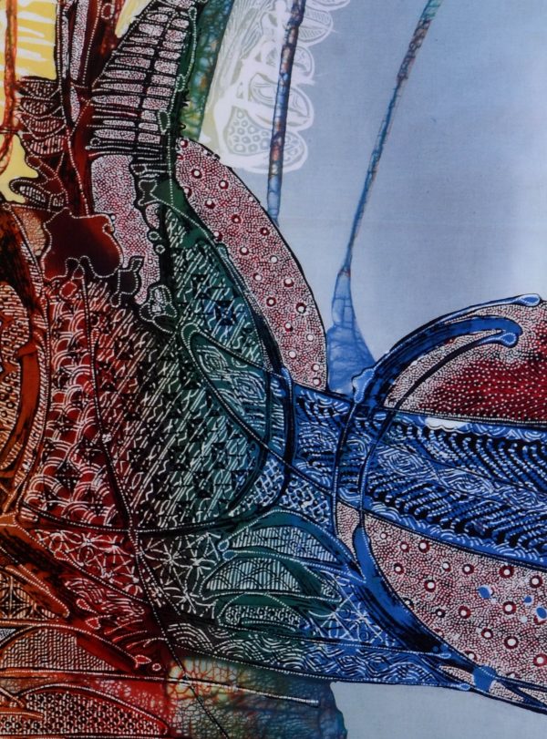 Batik Stoffbild Wandbild Motive kaufen Afrika Deko Shop 2141f