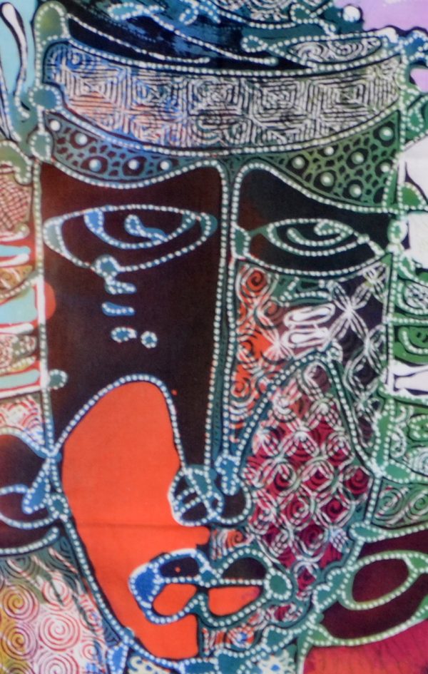 Batik Stoffbild Wandbild Motive kaufen Afrika Deko Shop 2146c