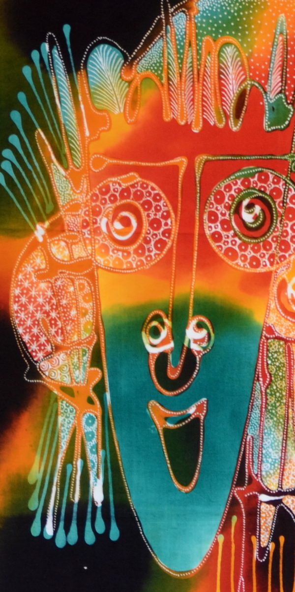 Batik Stoffbild Wandbild Motive kaufen Afrika Deko Shop 2148f