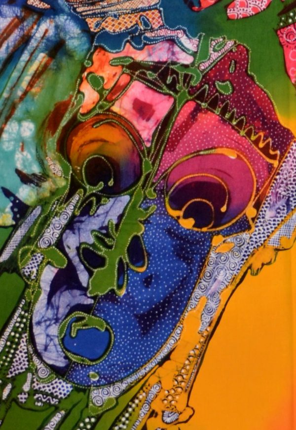 Batik Stoffbild Wandbild Motive kaufen Afrika Deko Shop 2158c