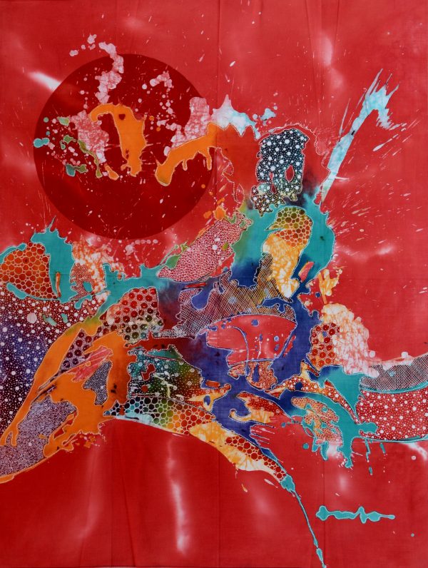 Batik Stoffbild Wandbild Motive kaufen Afrika Deko Shop 2163