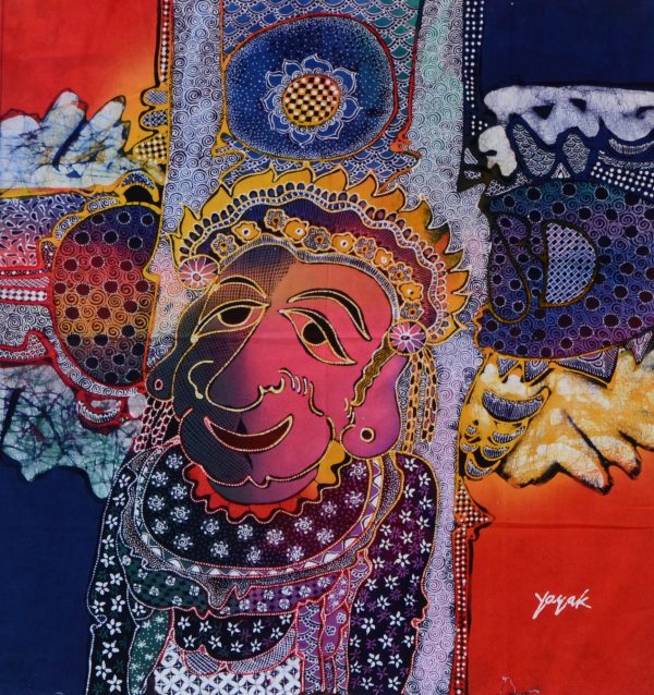 Batik Stoffbild Wandbild Motive kaufen Afrika Deko Shop 2261