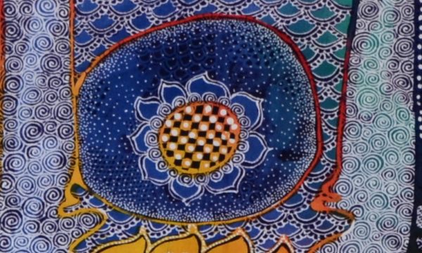 Batik Stoffbild Wandbild Motive kaufen Afrika Deko Shop 2261f