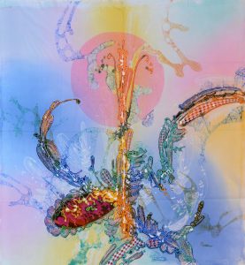 Batik Stoffbild Wandbild Motive kaufen Afrika Deko Shop 2174a