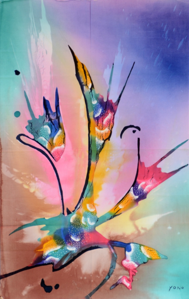 Batik Stoffbild Wandbild Motive kaufen Afrika Deko Shop 2198