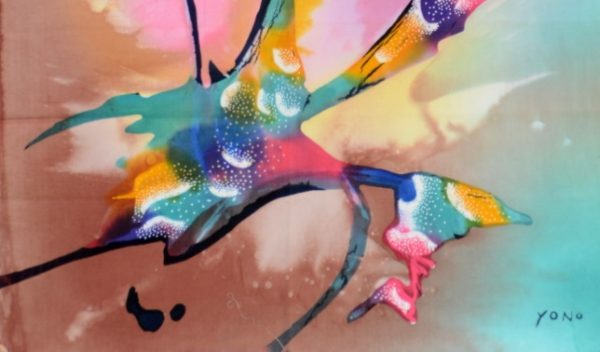 Batik Stoffbild Wandbild Motive kaufen Afrika Deko Shop 2198f