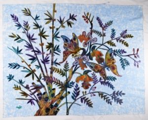 Batik Stoffbild Wandbild Motive kaufen Afrika Deko Shop 1814a