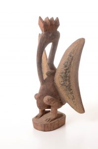 Figur Reiher Vogel Tierfigur afrikanische Skulptur Holz kaufen Afrika Deko Shop 2435