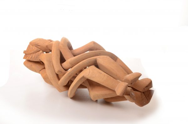 Figur Freundschaftskreis Familienkreis afrikanische Skulptur Holz kaufen Afrika Deko Shop 2406c