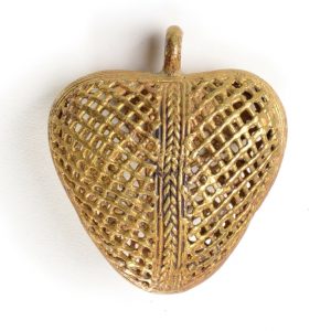 Herz afrikanische Draht-Dekoration, 5 cm