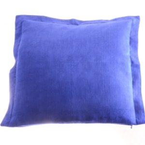 Kissenbezug Kissenhülle unifarben blau 45 x 45 cm