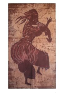 Batik Stoffbild Wandbild Motive kaufen Afrika Deko Shop 1171a