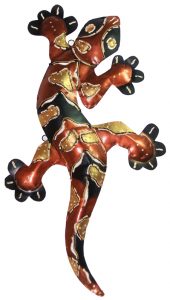 Gecko Salamander Figur Handarbeit kaufen Afrika Deko Shop 2179b