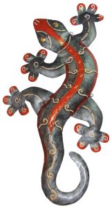 Gecko Salamander Figur Handarbeit kaufen Afrika Deko Shop 2184b