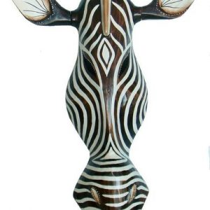 Maske Wanddeko Zebra, 50 cm – vergriffen