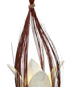 Lampe Bali Tischlampe Tulpe, 40 cm