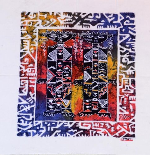 Batik Stoffbild Wandbild Motive kaufen Afrika Deko Shop 21134
