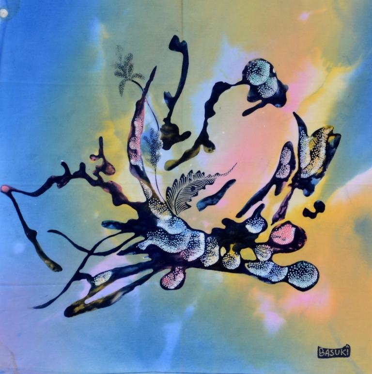 Batik Stoffbild Wandbild Motive kaufen Afrika Deko Shop 21159