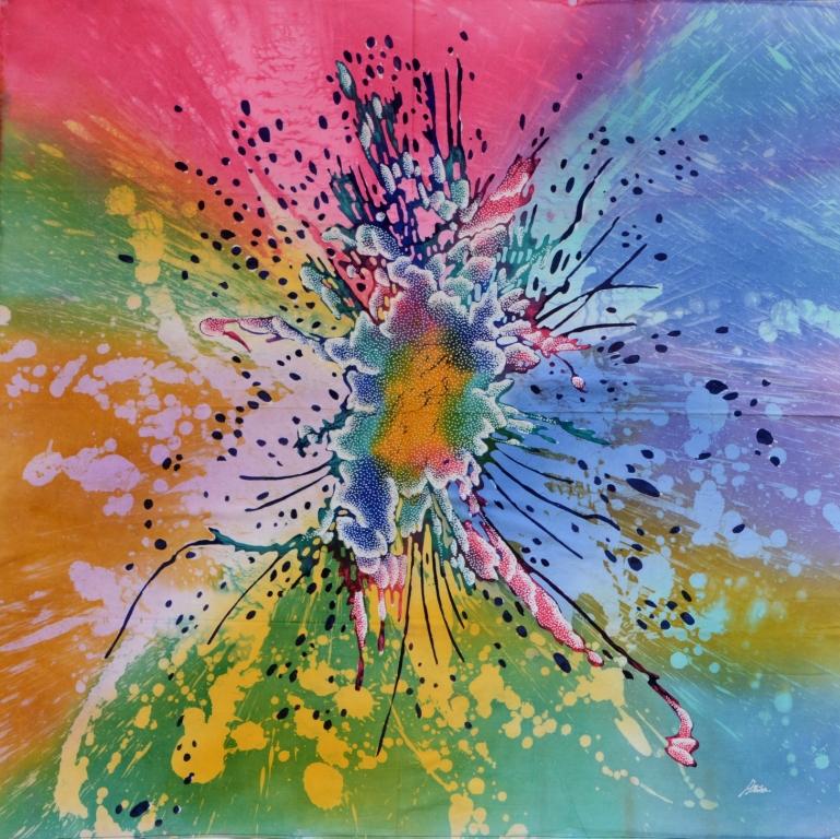 Batik Stoffbild Wandbild Motive kaufen Afrika Deko Shop 22209