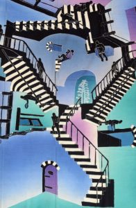 Batik Stoffbild Wandbild Motive kaufen Afrika Deko Shop 22218c
